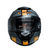 LS2 FF800 Storm II Epic Black Orange Gloss Helmet (D Ring)