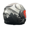 LS2 FF320 Stream Evo Viator Black 7C White Matt Helmet (D Ring)