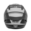 NHK GPR Tech Helmet Undisputed Gloss Black Silver Helmet