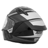 NHK GPR Tech Helmet Undisputed Gloss Black Silver Helmet
