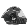 NHK GPR Tech Helmet Undisputed Gloss Black Silver Helmet