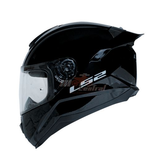 LS2 FF802 Flash Solid Black Gloss Helmet