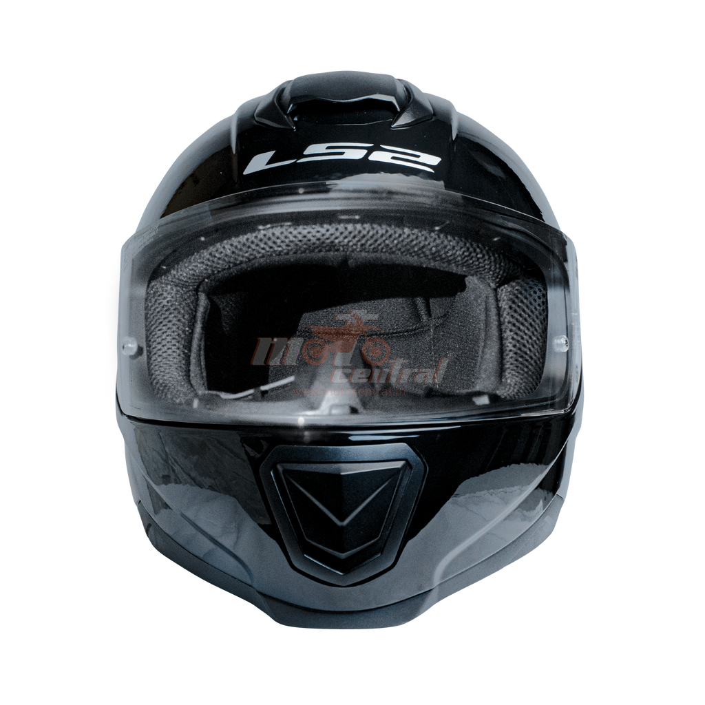 LS2 FF802 Flash Solid Black Gloss Helmet– Moto Central