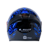 LS2 FF352 Foo Dog Black Blue Gloss Helmet