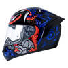 LS2 FF352 Foo Dog Black Blue Gloss Helmet
