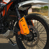 Moto Torque KTM Adventure 2025 390 250 X Fork Metal Protectors (Orange)