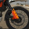 Moto Torque KTM Adventure 2025 390 250 X Fork Metal Protectors (Orange)
