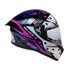Bilmola Rapid RS Killer Gloss Black White Purple Helmet