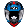 KYT R2R Pro Parsec Gloss Black Blue Red Helmet