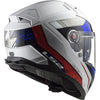 LS2 FF811 Vector II Stylus Gloss White Fluro Red Helmet