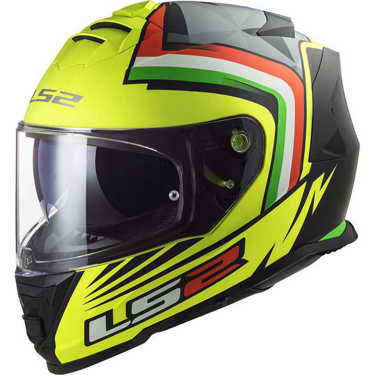 LS2 FF800 Storm II Nepa Replica Black Hi Viz Yellow Matt Helmet