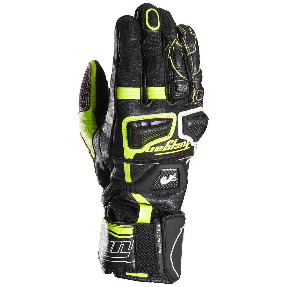 Furygan Styg20 Kevlar Gloves (Black White Fluro Yellow)