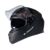 LS2 FF320 Stream Evo Solid Black Matt Helmet (D Ring)