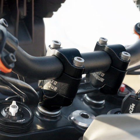Moto Torque KTM Adventure 2025 390 250 X Handle Bar Riser (Black)
