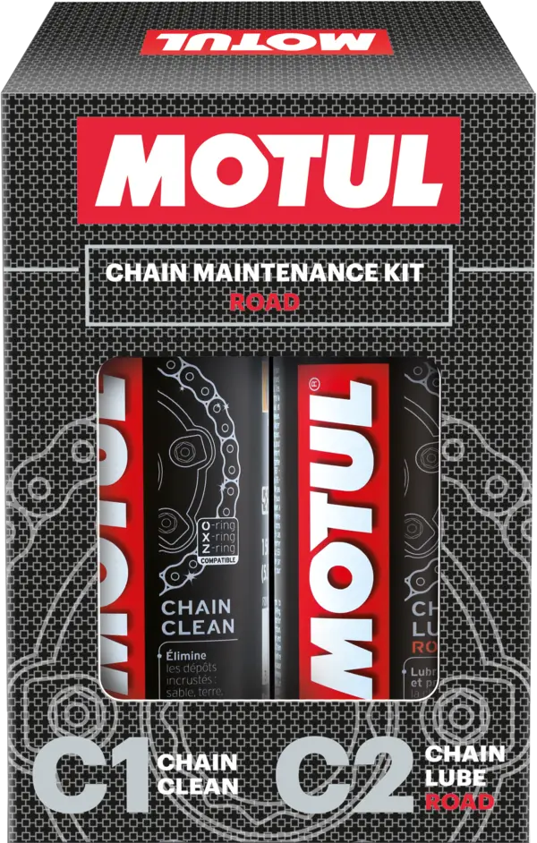 Motul Chain Maintenance Kit Road C1 C2 Combo (150ml each)
