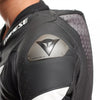 Dainese Laguna Seca 6 Men One Piece Motorcycle Perforated Leather Suit (White Black Anthracite)