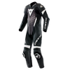 Dainese Laguna Seca 6 Men One Piece Motorcycle Perforated Leather Suit (White Black Anthracite)