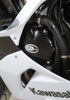 R&G Engine Case Cover Kit (3pc) for Kawasaki ZX6R (2009-2024) (KEC0020BK)
