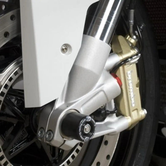 R&G Fork Protectors for BMW S1000RR (2010 onwards) S1000R (2021 onwards) BMW HP4 and S1000R Sport M Sport (2021 onwards) (2024) M1000RR (2021 onwards)(2024) and M1000R (2023 onwards) (FP0093BK)