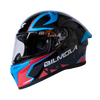 Bilmola Rapid RS Frazer Roger Gloss Black Blue Pink Helmet