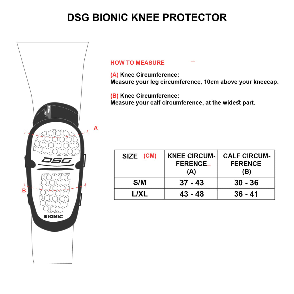 Bionic Aid Chart DSG Bionic Knee Guard– Moto Central