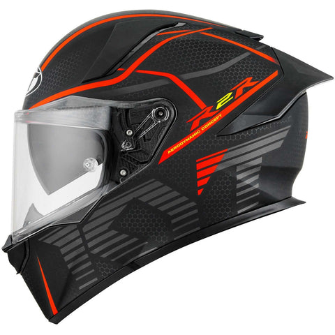 KYT R2R Pro Concept Matt Black Red Helmet