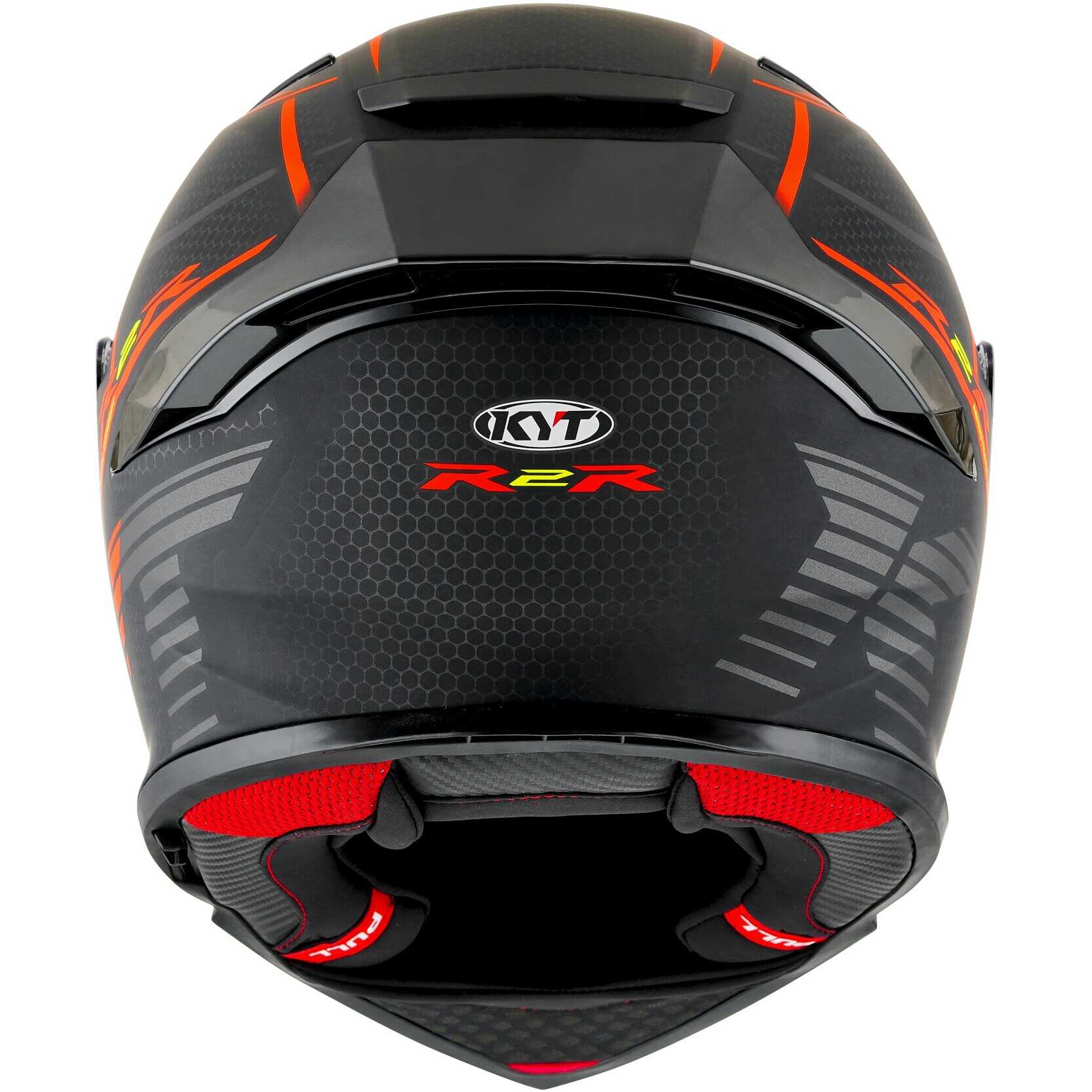 KYT R2R Pro Concept Matt Black Red Helmet– Moto Central