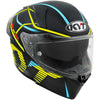 KYT R2R Pro Concept Matt Black Yellow Helmet