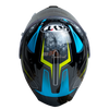 KYT Striker #01 Gloss Black Blue Helmet