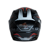 KYT Striker #01 Gloss Black Red Helmet