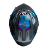 KYT Striker #01 Gloss Grey Blue Helmet