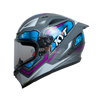 KYT Striker #01 Gloss Grey Blue Helmet