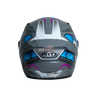 KYT Striker #01 Gloss Grey Blue Helmet