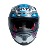 KYT Striker #01 Gloss Grey Blue Helmet