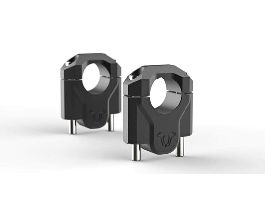 SW Motech 40mm Handlebar Risers for BMW R1200GS R1250GS Black (LEH.07.039.12401/B)
