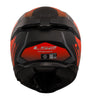 LS2 Stream II Fury Black Red Gloss Helmet (D Ring)