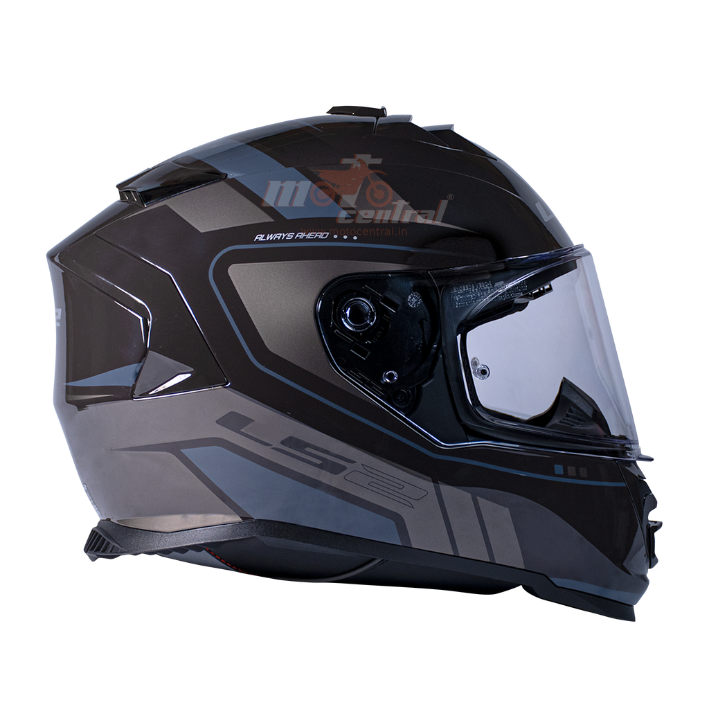 LS2 FF800 Storm II Fist Black Grey Gloss Helmet– Moto Central