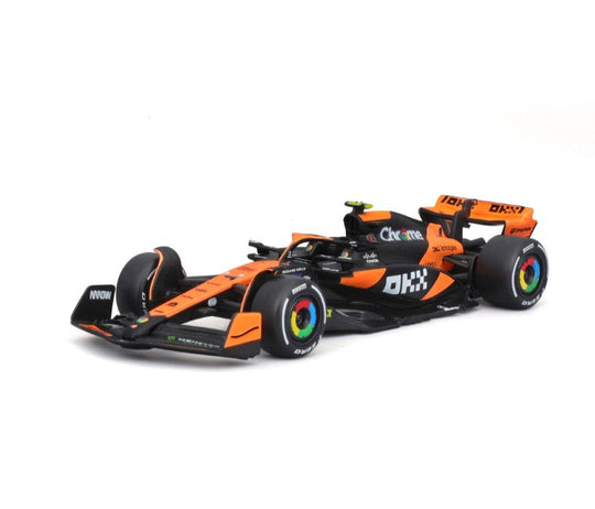 Bburago McLaren F1 Team MCL38 Miami Grand Prix 2024 (Black Orange)
