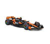 Bburago McLaren F1 Team MCL38 Miami Grand Prix 2024 (Black Orange)