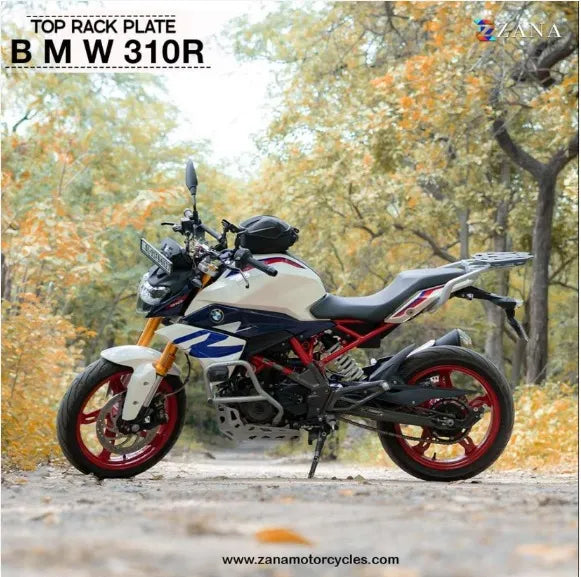 ZANA Top Rack Plate for BMW G310GS MS Black (ZI-8103)