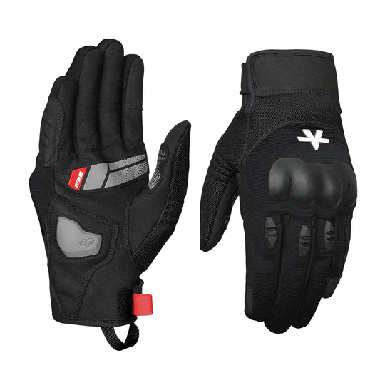 Viaterra Miller Urban Motorcycle Riding Gloves (Black)