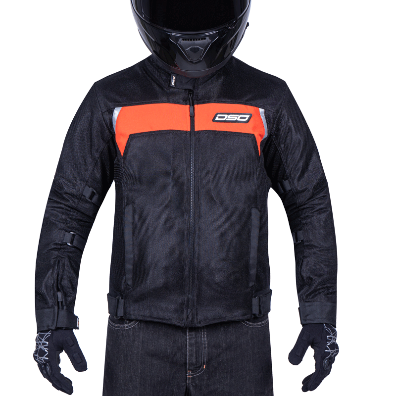 DSG Roadster Jacket Black Red– Moto Central1