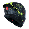 MT Thunder 3 SV Spoiler TX C2 Matt Black Grey Neon Yellow Helmet