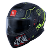 MT Thunder 3 SV Spoiler TX C2 Matt Black Grey Neon Yellow Helmet