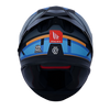 MT Thunder 3 SV Spoiler Nova B2 Matt Black Blue Orange Helmet