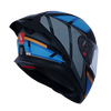 MT Thunder 3 SV Spoiler Nova B2 Matt Black Blue Orange Helmet