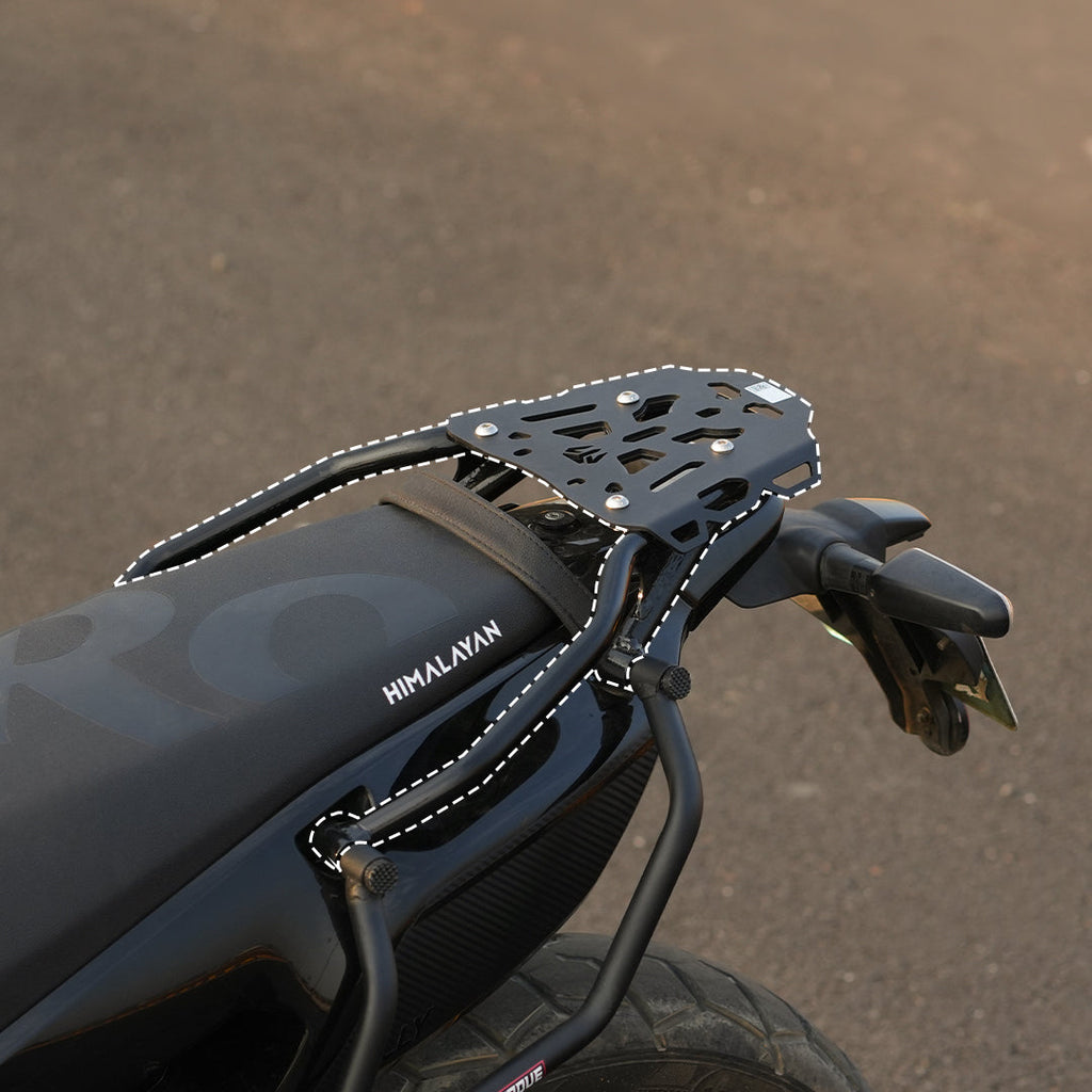 Moto Torque Royal Enfield Himalayan 450 Rally Edition Back Carrier (Black)
