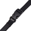 ROK Straps 16mm Adjustable Black with Silver Logo