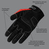 DSG Phoenix Air Gloves (Red) - Moto Central