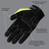 DSG Phoenix Air Gloves (Fluro Yellow) - Moto Central